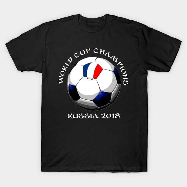 France World Cup Champions T-Shirt by asaiphoto